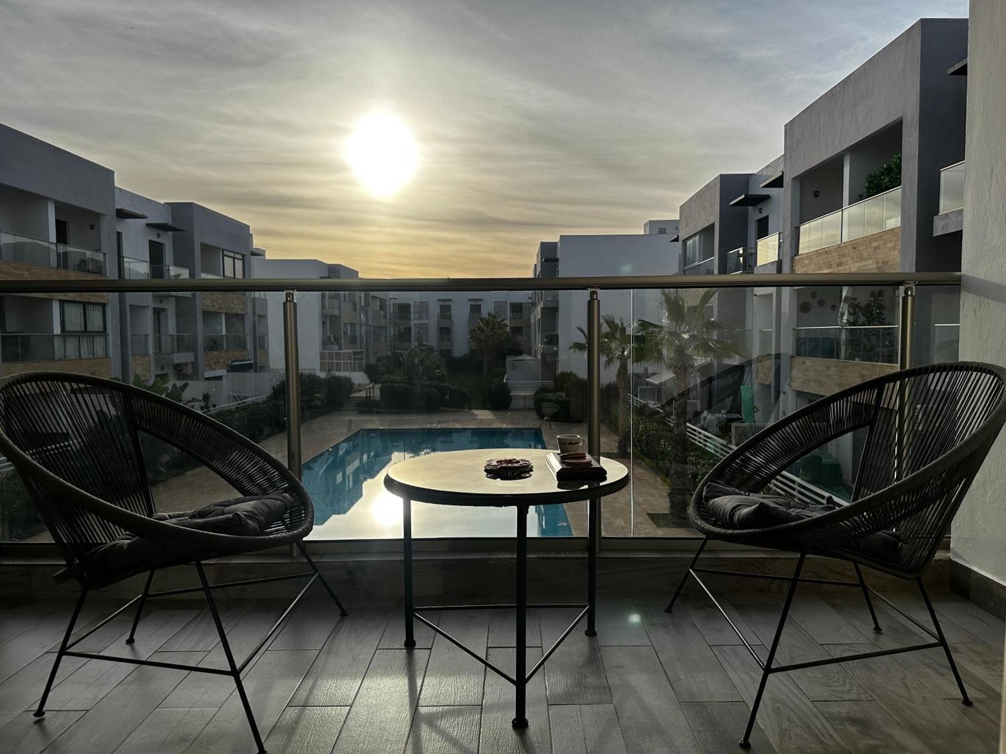 Ocean Palm Aρραrt Pοοl Vieω Apartamento Casablanca Exterior foto